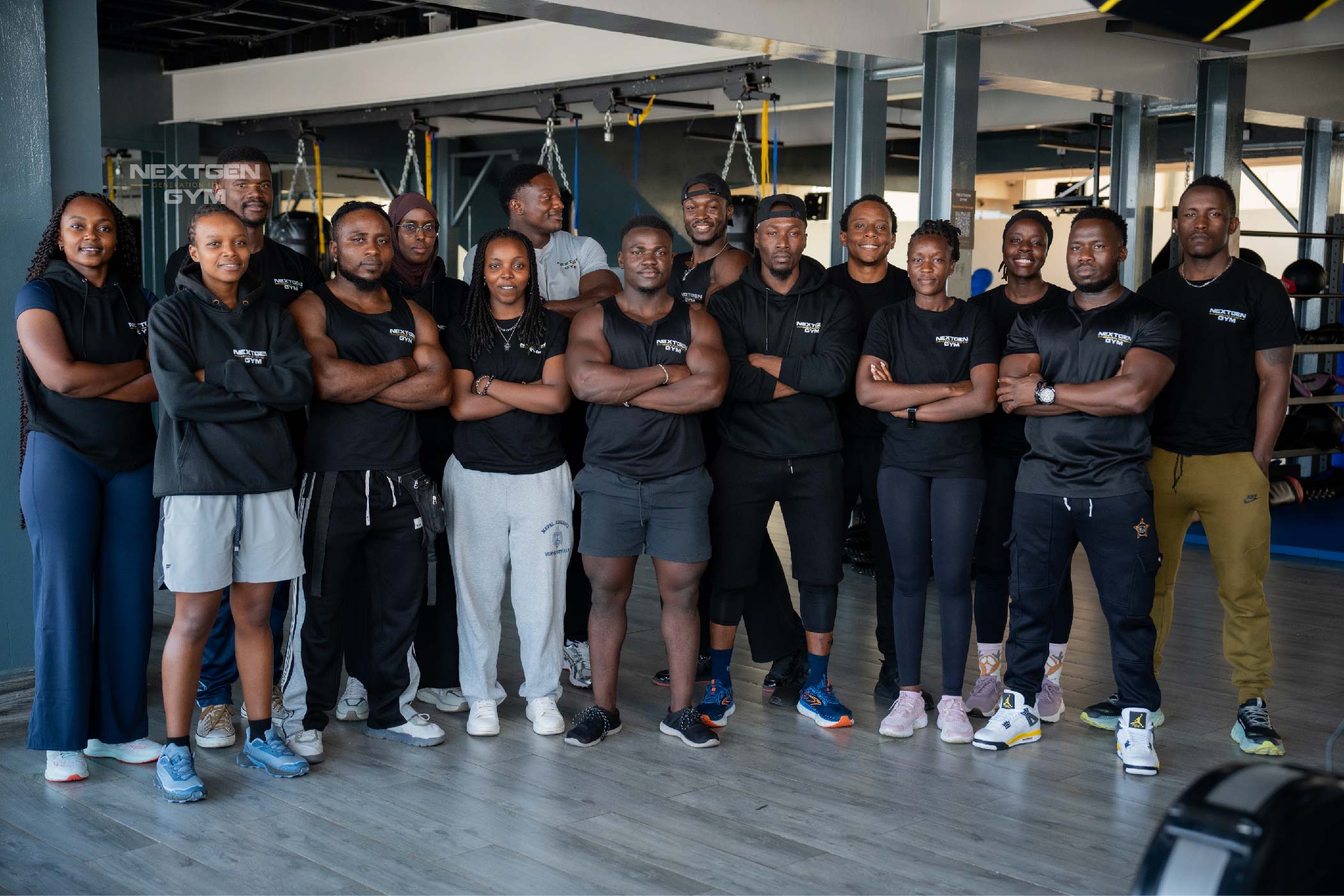 The NextGen Gym ladies and men trainers